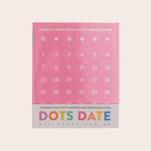 Dots Date | Kit de Adesivos Com Números