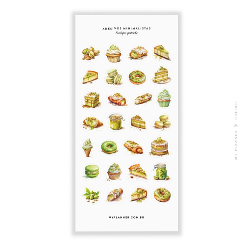 Cartela de Adesivos | Boutique Pistache